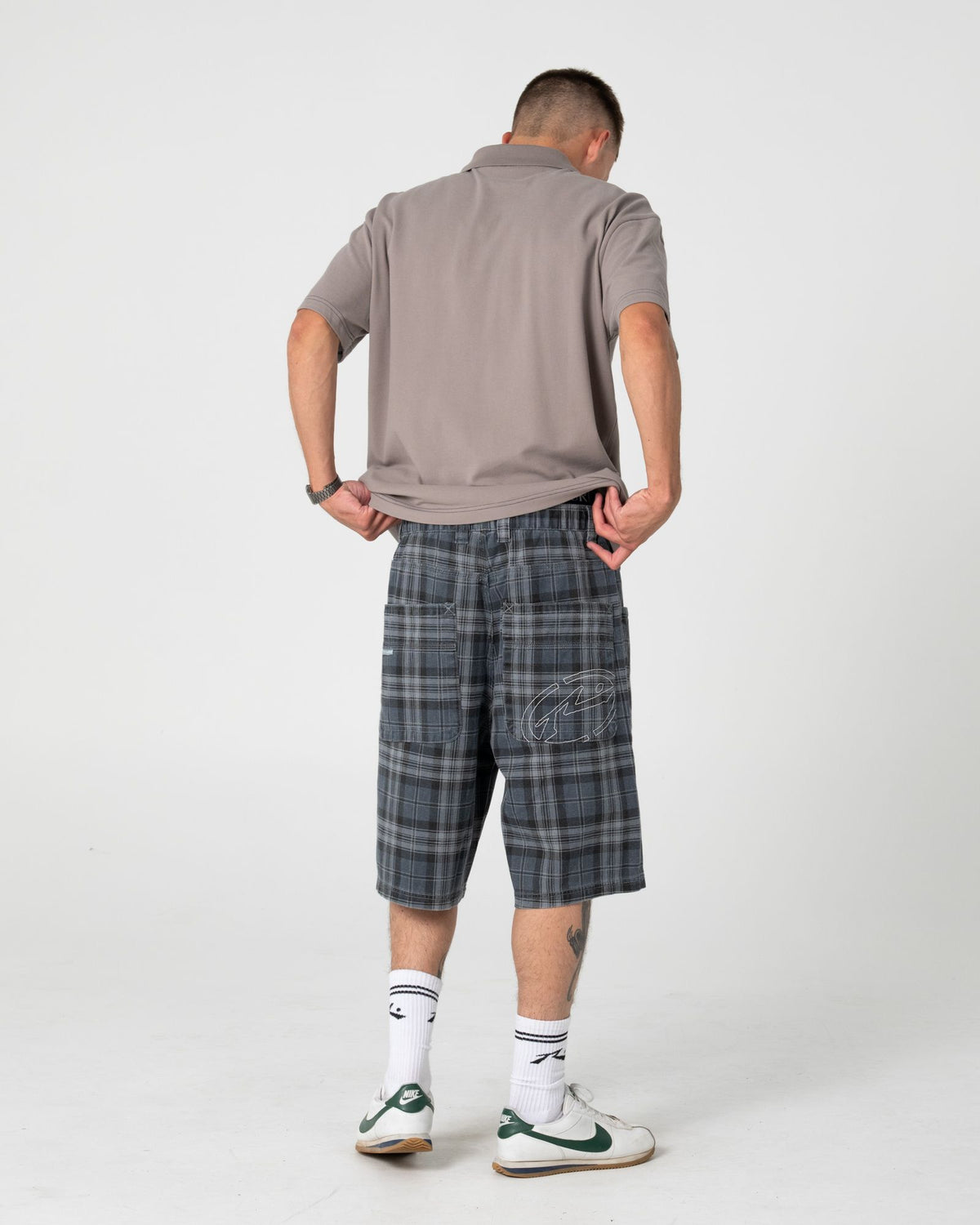 X-press Baggy Plaid Short
