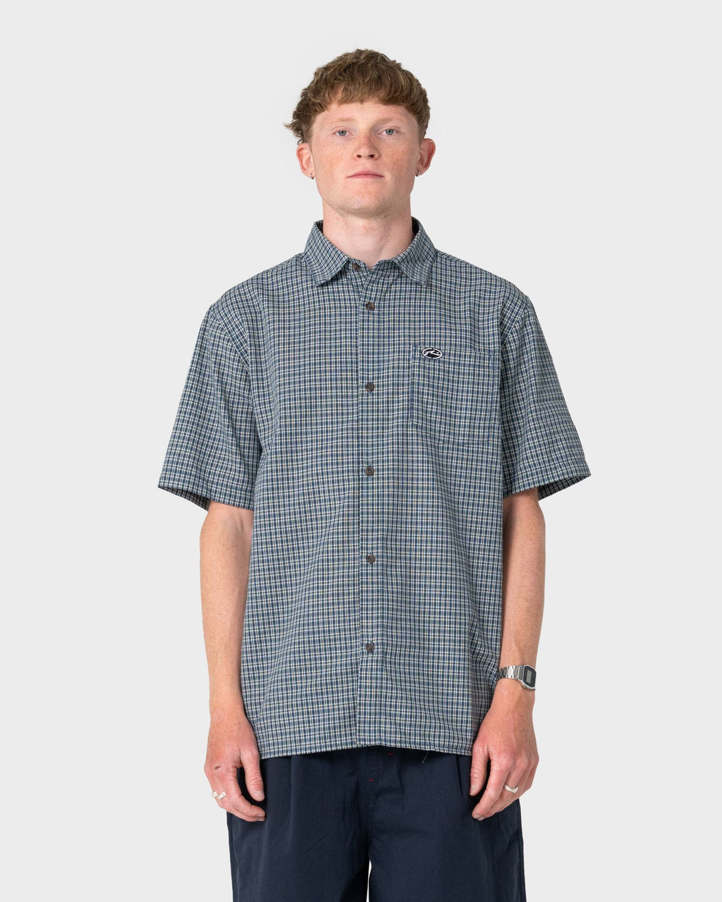 DATSUN CHECK SHORT SLEEVE SHIRT