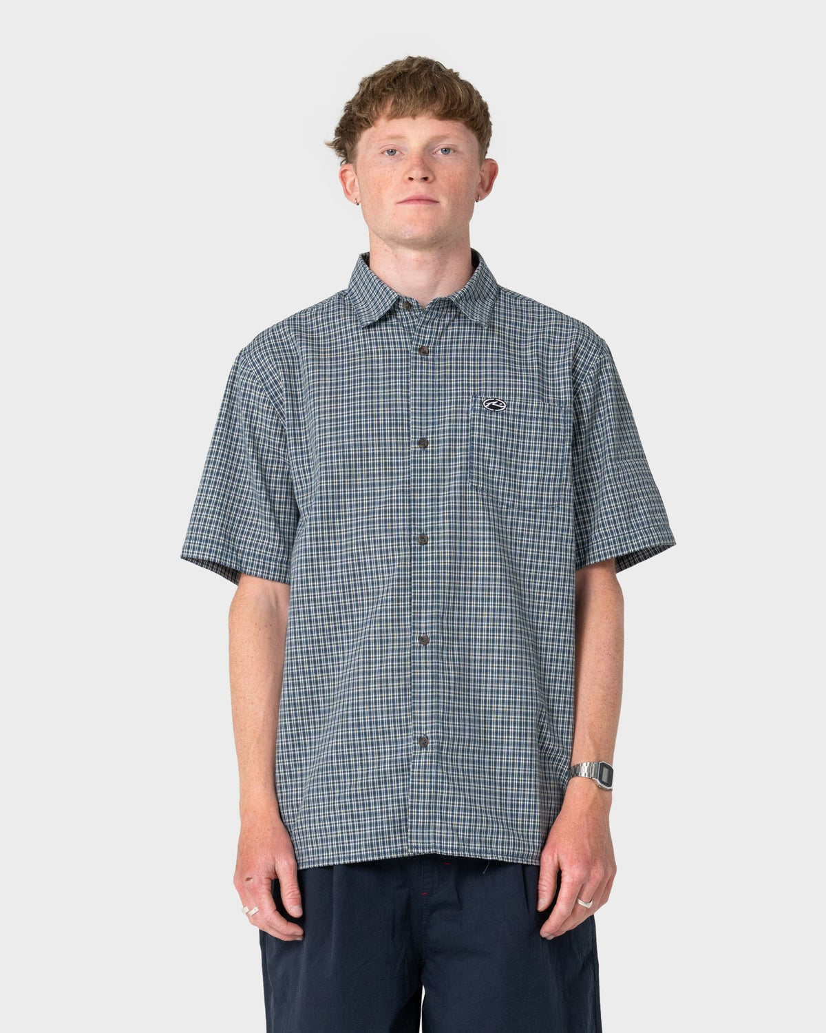 DATSUN CHECK SHORT SLEEVE SHIRT