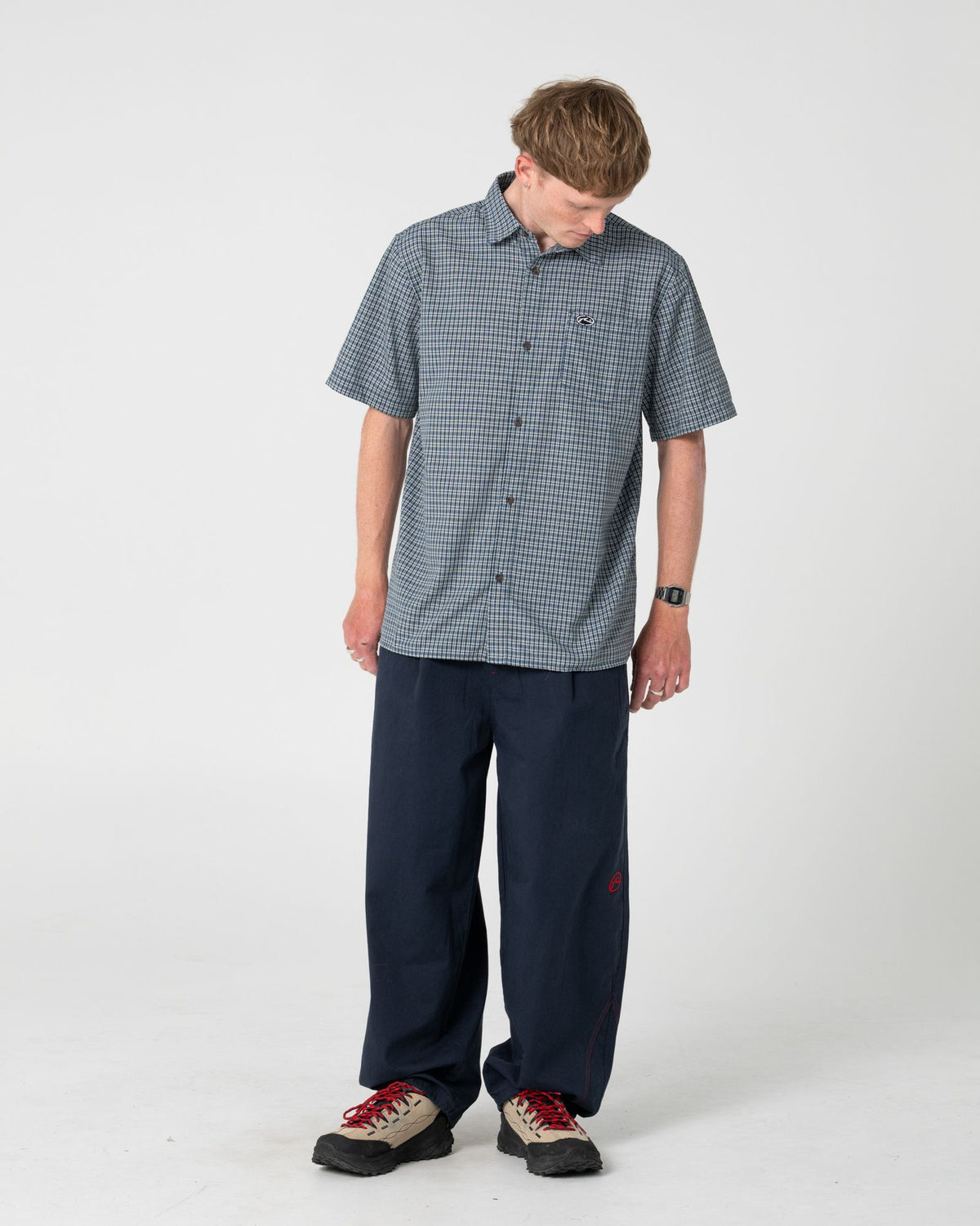 DATSUN CHECK SHORT SLEEVE SHIRT