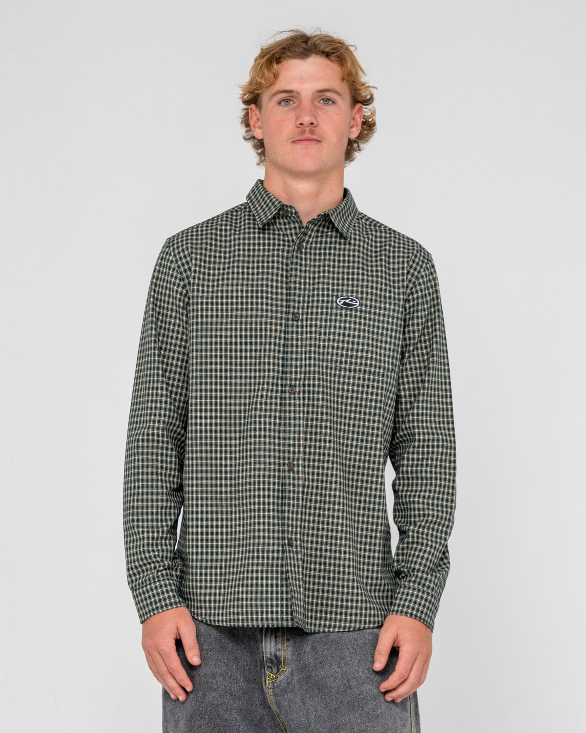 DATSUN CHECK LONG SLEEVE SHIRT