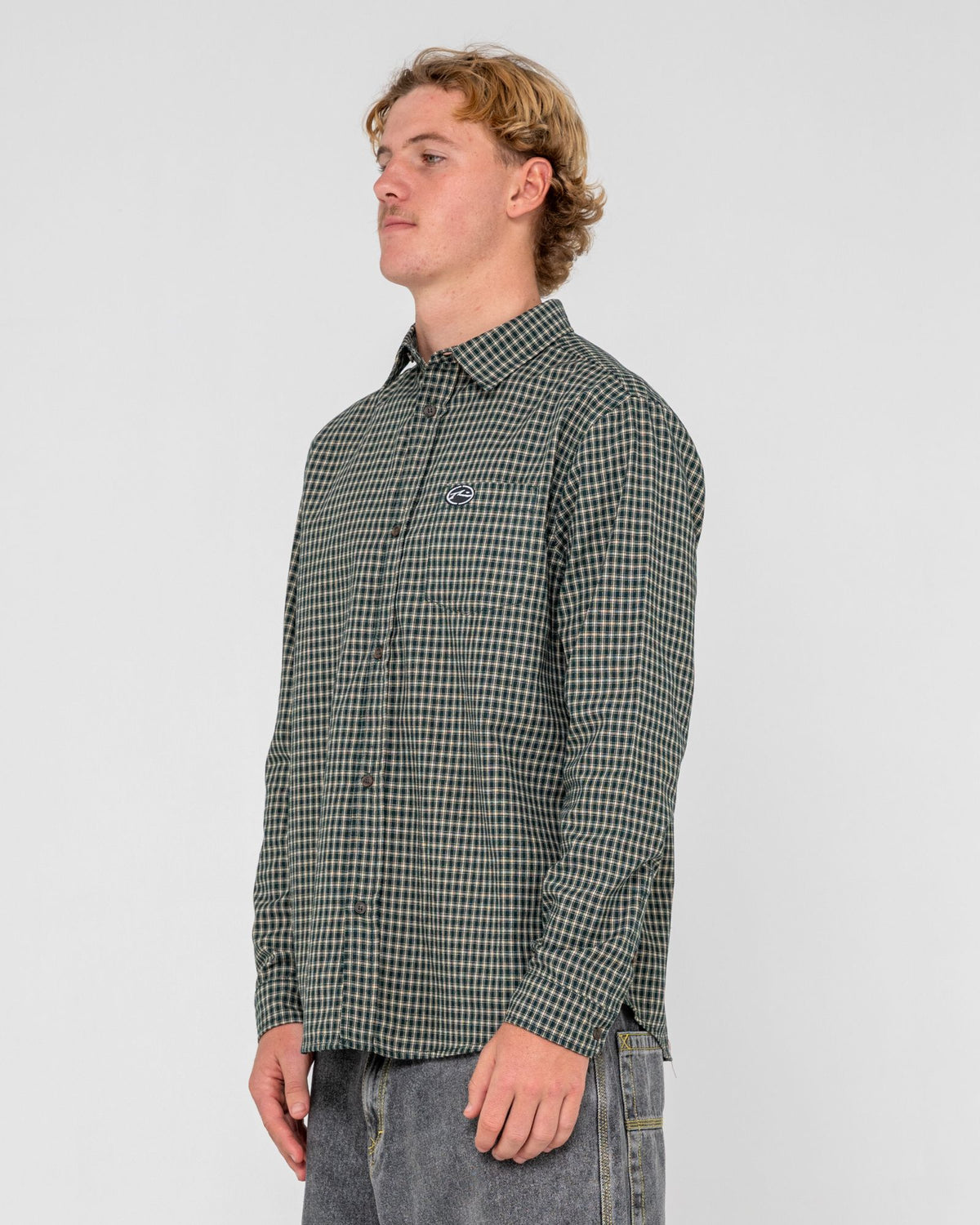 DATSUN CHECK LONG SLEEVE SHIRT