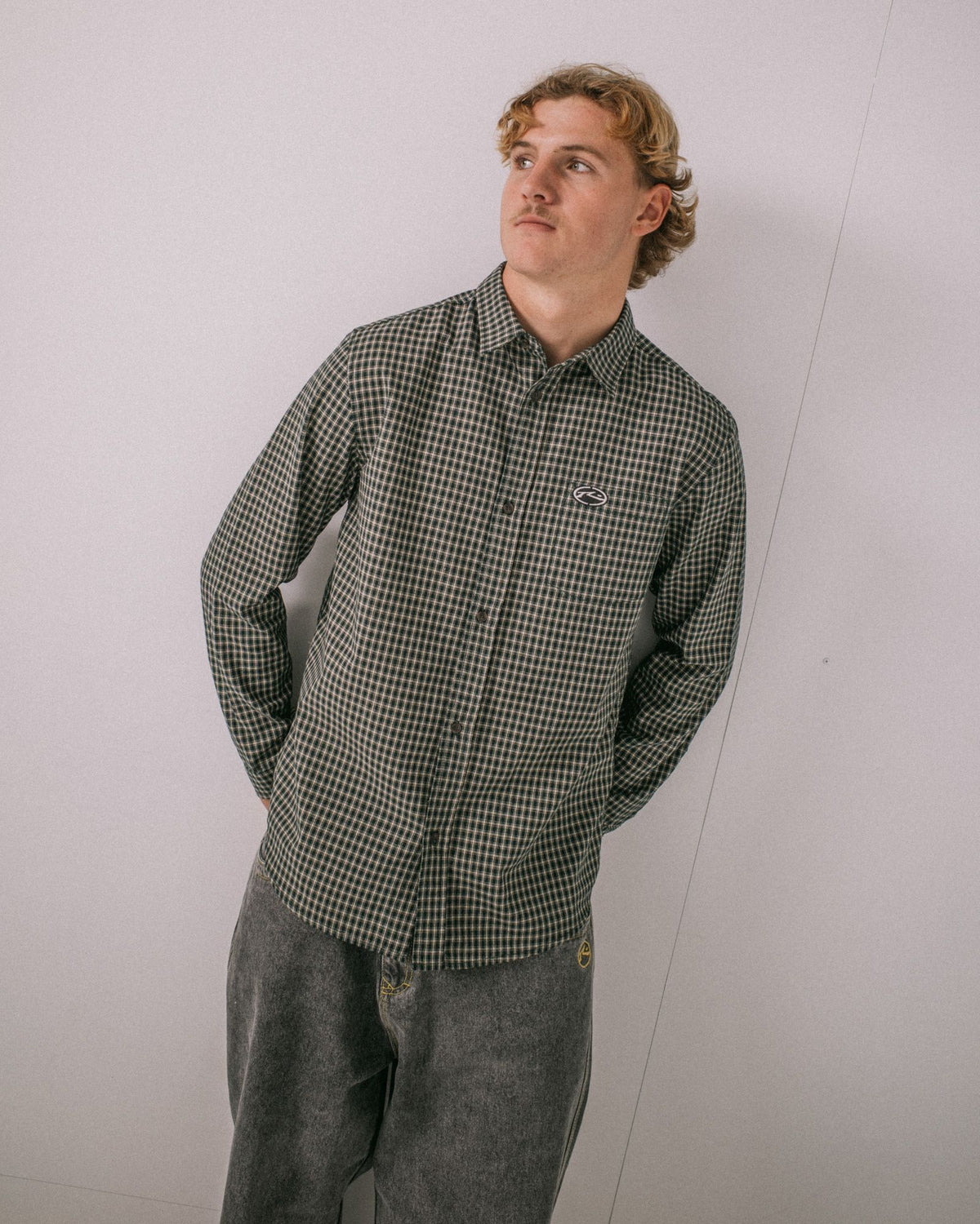 DATSUN CHECK LONG SLEEVE SHIRT